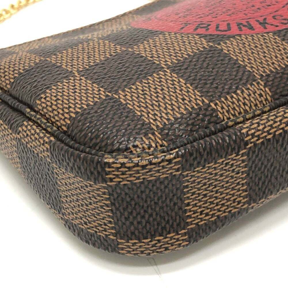 LOUIS VUITTON Brown Damier Canvas Pochette Pouch - Picture 7 of 12